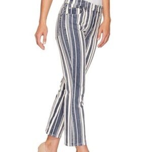 Lucky Brand Bridgette Mini Boot Stripe Jeans